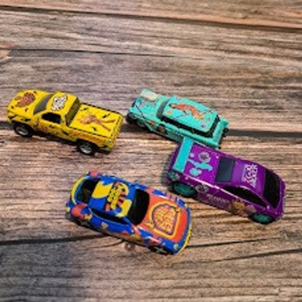 Scooby-Doo 2 Monsters Unleashed Die-Cast Toy Car Lot of 4 Hanna-Barbera 2004